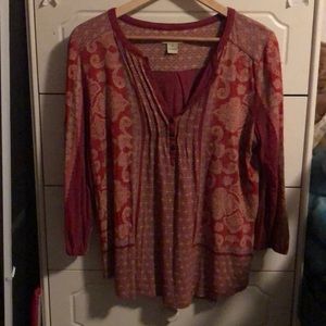 Boho Lucky Brand blouse! Comfy and flowy